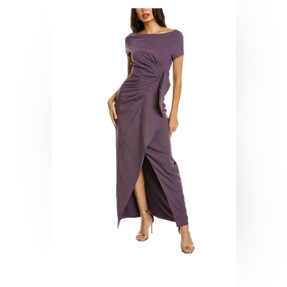 NWT KAY UNGER FRANCA COLUMN GOWN SIZE 4